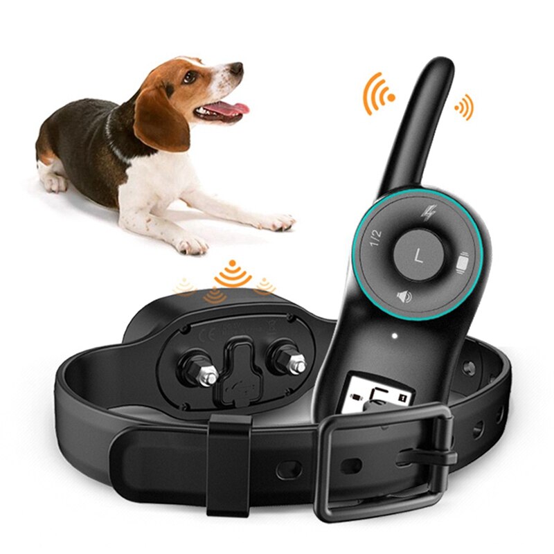 Colliers de dressage étanches pour animaux de compagnie, colliers à ultrasons rechargeables pour chiens, dressage