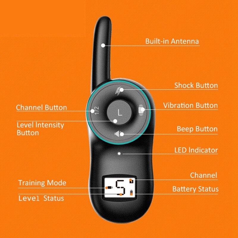 Colliers de dressage étanches pour animaux de compagnie, colliers à ultrasons rechargeables pour chiens, dressage