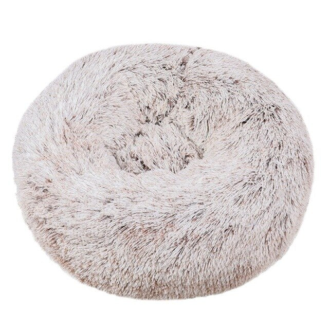 Panier rond pour chat, nid douillet et chaud pour chat, coussin moelleux et long.