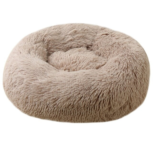 Panier rond pour chat, nid douillet et chaud pour chat, coussin moelleux et long.
