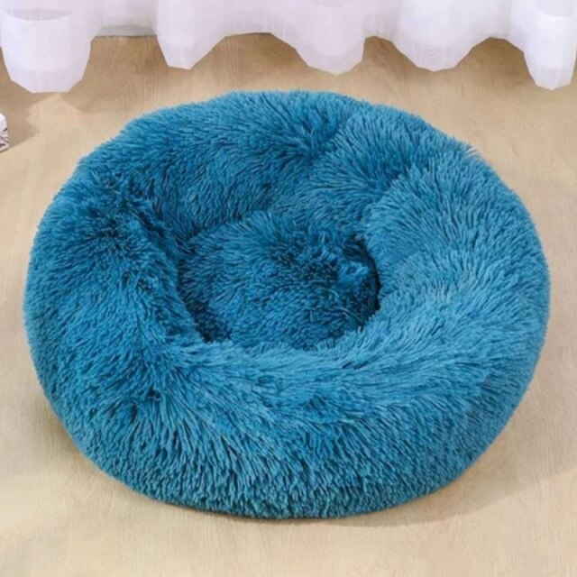 Panier rond pour chat, nid douillet et chaud pour chat, coussin moelleux et long.