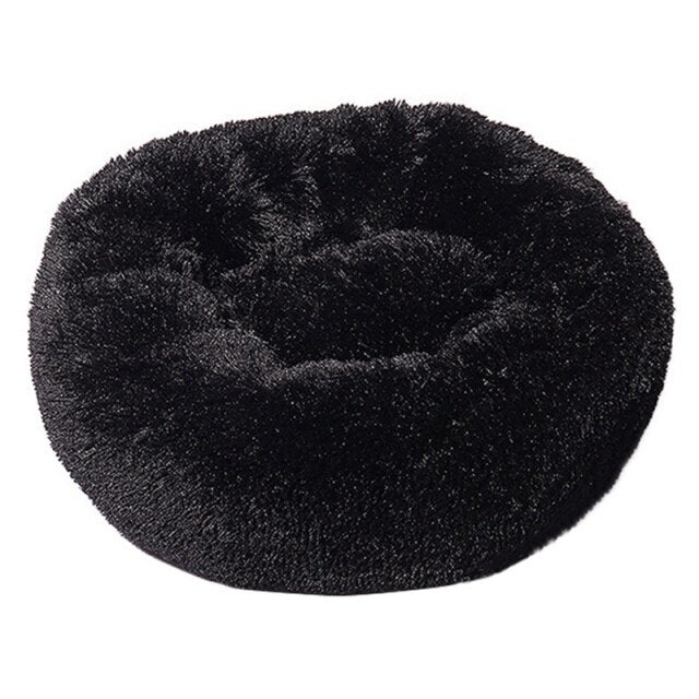 Panier rond pour chat, nid douillet et chaud pour chat, coussin moelleux et long.