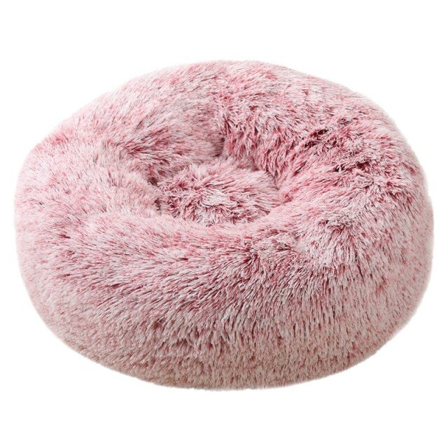 Panier rond pour chat, nid douillet et chaud pour chat, coussin moelleux et long.